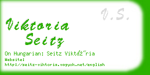 viktoria seitz business card